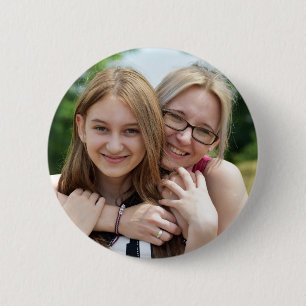 Unique 2¼ Round Button with Your Picture