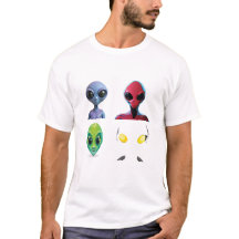 Unique 3D Alien Face Design