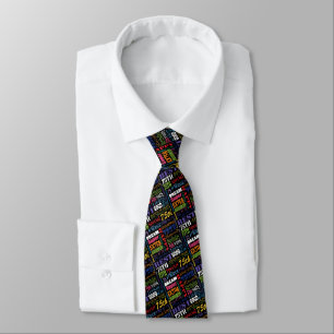 Unique 75th Birthday Party Personalised Gifts Tie