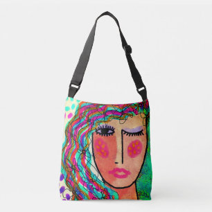 Unique Abstract Art Crossbody Bag
