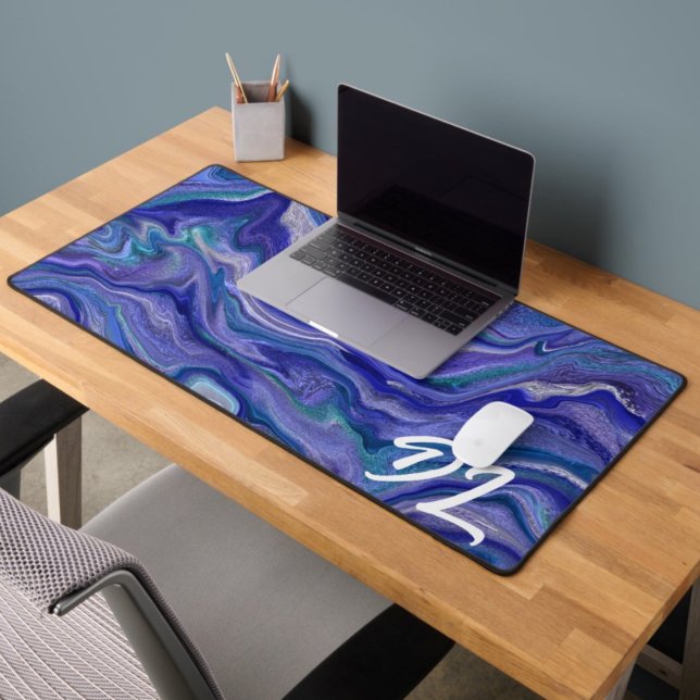 Unique Abstract Colourful Marble Liquid  Mousepad Desk Mat (Creator Uploaded)