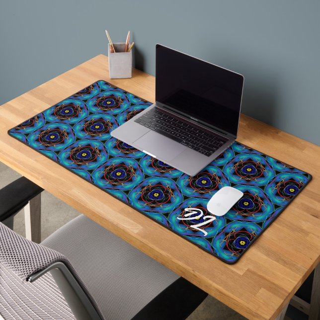 Unique Abstract Colourful Symmetry Desk Mat (Creator Uploaded)