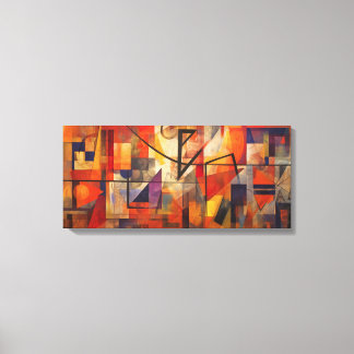 Unique abstract design canvas