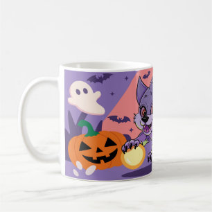 Unique Abstract Designs, Halloween Coffee Mug