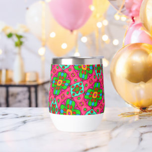 Unique Abstract Flowers Pattern