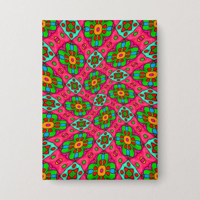 Unique Abstract Flowers Pattern (Front)