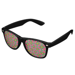 Unique Abstract Flowers Pattern Retro Sunglasses