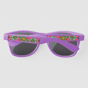 Unique Abstract Flowers Pattern Sunglasses