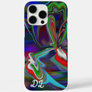 Unique Abstract Marbled Liquified & Colourful iPhone 16 Pro Max Case