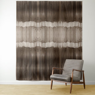 Unique Abstract Pattern Brown and Beige Tapestry