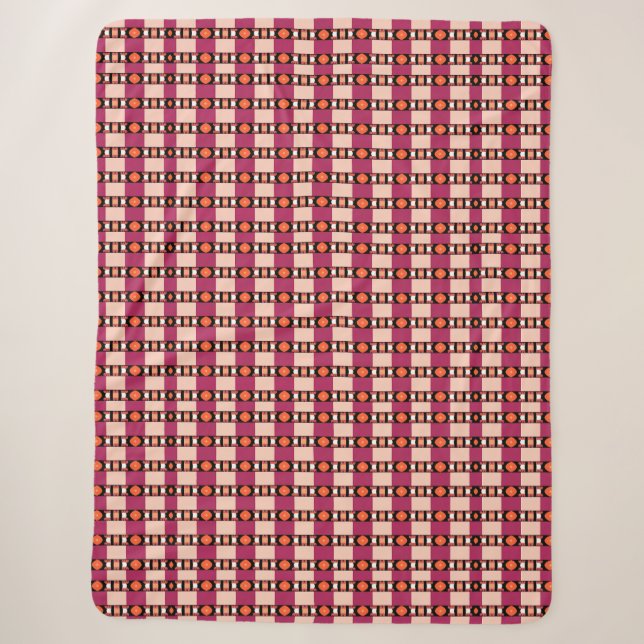 Unique Abstract Pattern Sherpa Blanket (Front)