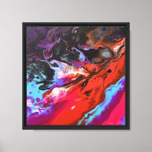 Unique Abstract Pour Art Canvas Home Decor