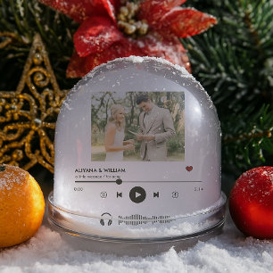 Unique Album Cover Music Minimal Merry & Merried Snowglobe