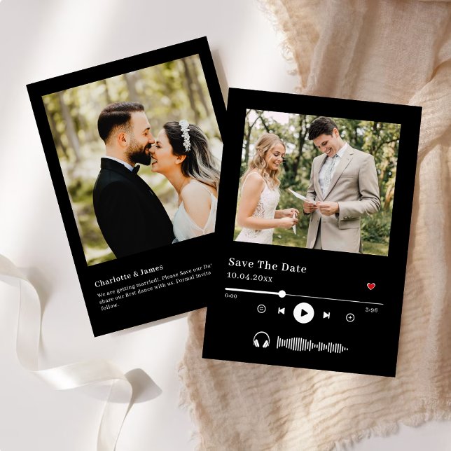 Unique Album Cover Music minimal Save the Date (Creator Uploaded)