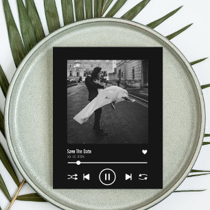 Unique Album Cover Music Song Viral Save the Date  Postcard