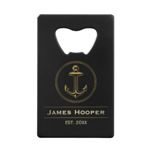 Unique anchor with name and date Nautical Gifts