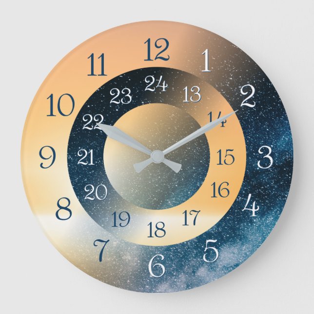 Unique and Attractive 24 Hours Clock (Front)