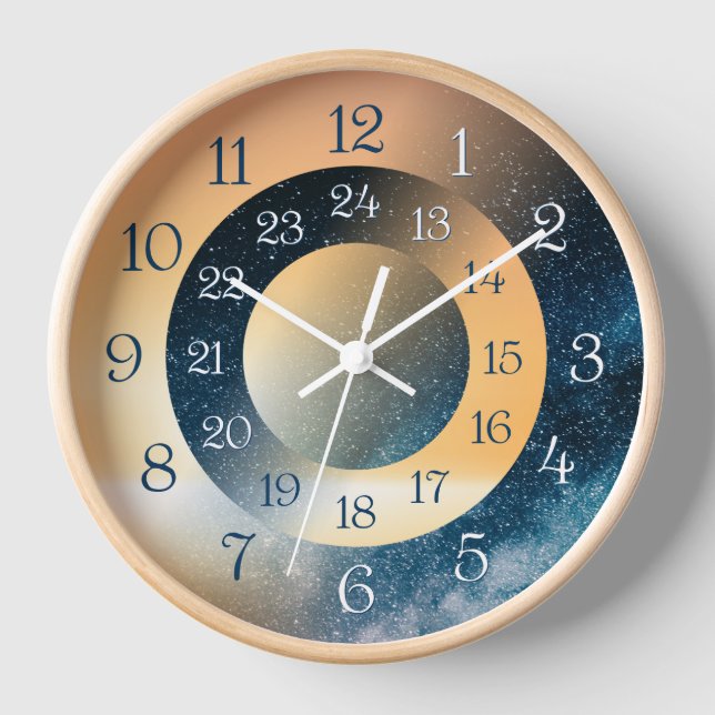 Unique and Attractive 24 Hours Clock (Front)