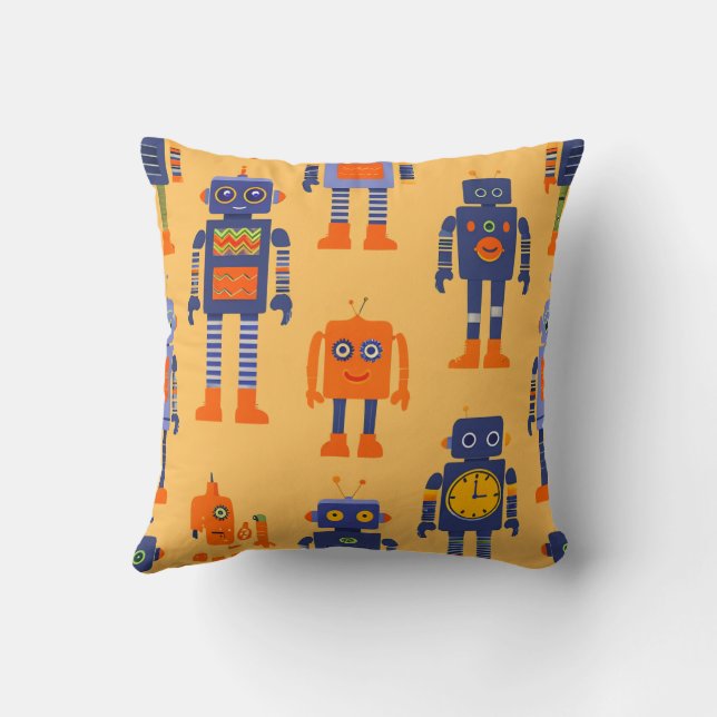 Unique and fun robot cushion (Back)
