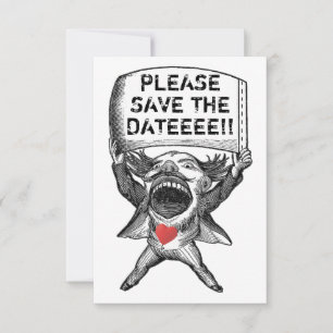 Unique and funny save the date invitation