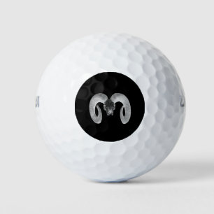 unique and handmade goat skull golf balls