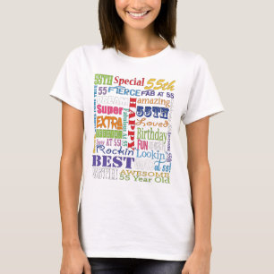 Unique And Special 55th Birthday Party Gifts T-Shirt