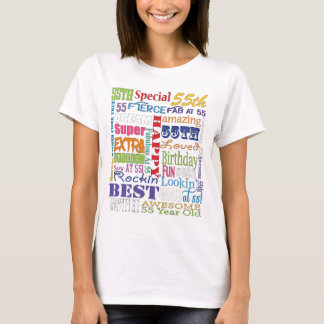 Unique And Special 55th Birthday Party Gifts T-Shirt
