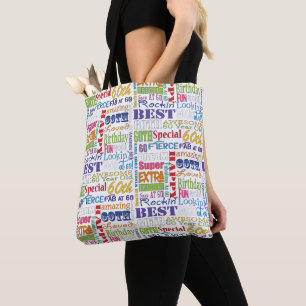 Unique And Special 60th Birthday Party Gifts Tote Bag