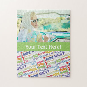 Unique And Special 90th Birthday Party Gifts Jigsaw Puzzle