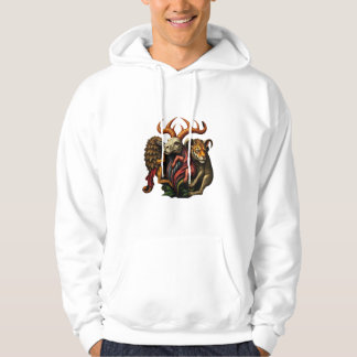 Unique Animal Motif Hooded Sweatshirt for Men