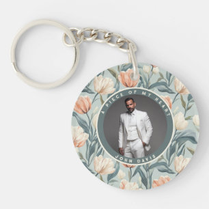 Unique Anniversary Gifts For Him Tulip Floral Key Ring