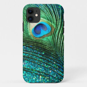 Unique Aqua Peacock Case-Mate iPhone Case