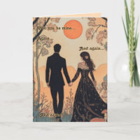 Unique Art Nouveau Will You Be Mine Valentine's 