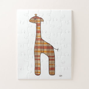Unique Art Puzzle - Giraffe #2 - Erin Brie Art