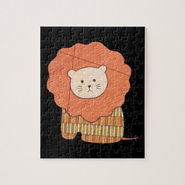 Unique Art Puzzle - Lion #2 - Erin Brie Art (Vertical)