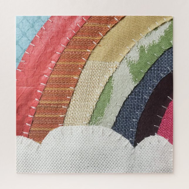 Unique Art Puzzle-Rainbow #10 Excerpt- Jigsaw Puzz Puzzle (Vertical)