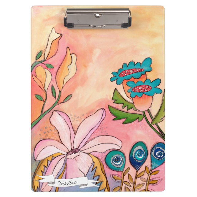 Unique Artist Art Painting Fantasy Personalised Clipboard (Front)