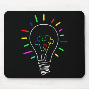 Unique Autism Awareness Illustration For Autism Su Mouse Pad