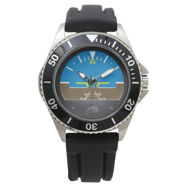 Unique Aviator Watch: Artificial Horizon  Watch (Front)