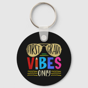 Unique Baby Boys 1st Grade Vibes Back to School Key Ring