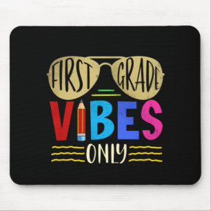 Unique Baby Boys 1st Grade Vibes Back to School Mouse Pad