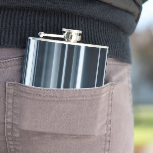 Unique Barcode Stripes Flask