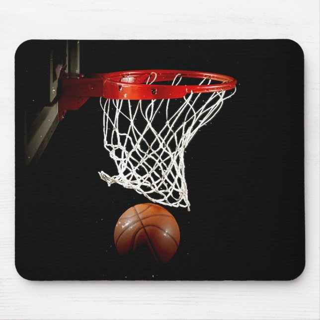 Unique Basketball Artwork Mousepad (Front)