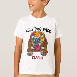 Unique Beagle ugly dog face T-Shirt