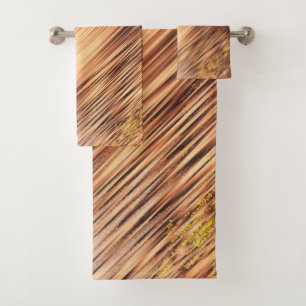 unique, beautiful, colourful, painted pattern a gr bath towel set