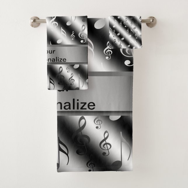 unique, beautiful, colourful, painted pattern a gr bath towel set (Insitu)