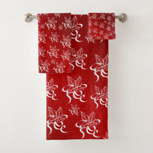 unique, beautiful, colourful, painted pattern a gr bath towel set