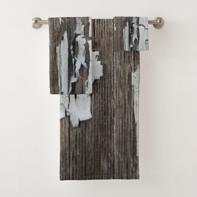 unique, beautiful, colourful, painted pattern a gr bath towel set (Insitu)