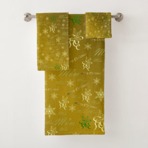 unique, beautiful, colourful, painted pattern a gr bath towel set