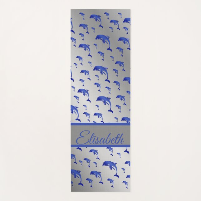 unique, beautiful, colourful, painted pattern a gr yoga mat (Front)